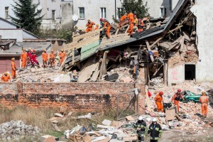 Gas explosion in Swiebodzice