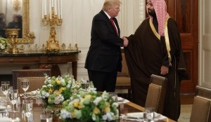 Donald Trump, Mohammed bin Salman bin Abdulaziz Al Saud