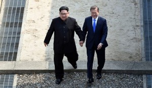 Kim Jong Un, Moon Jae-in