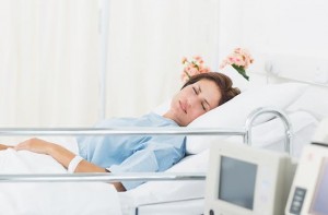 women_sick_sleep_hospital